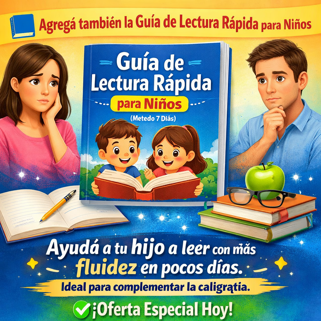 Guía de Lectura Rápida para Niños (Método 7 Días)