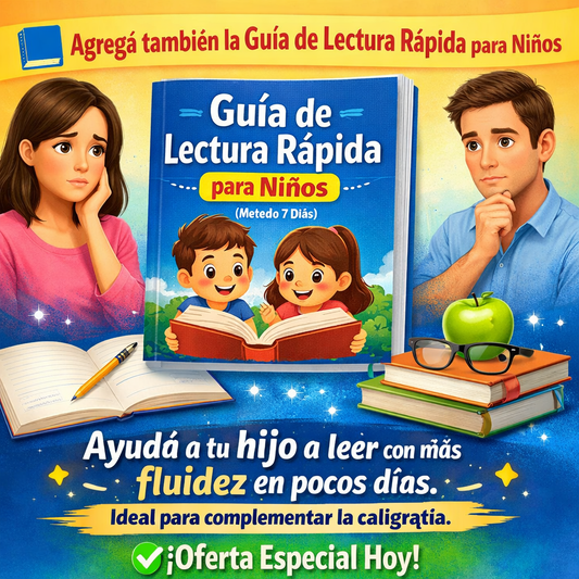 Guía de Lectura Rápida para Niños (Método 7 Días)